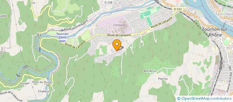 localisation de l'entreprise SERGE CHALLUT CONSEIL à TOURNON-SUR-RHONE