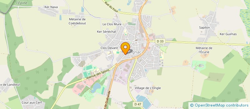 localisation de l'entreprise SERGE CLEMENT ELECTRICITE GENERALE à HERBIGNAC