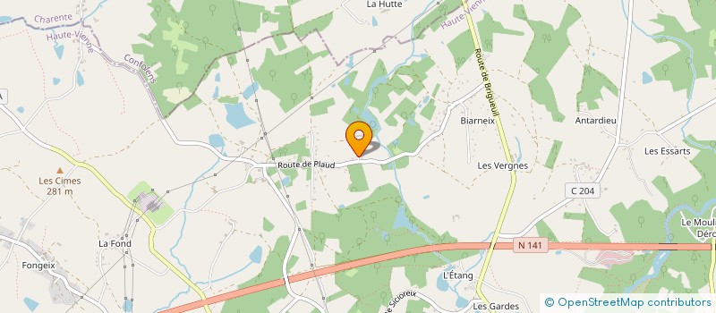 localisation de l'entreprise SERGE DESAPHY à SAINT-JUNIEN