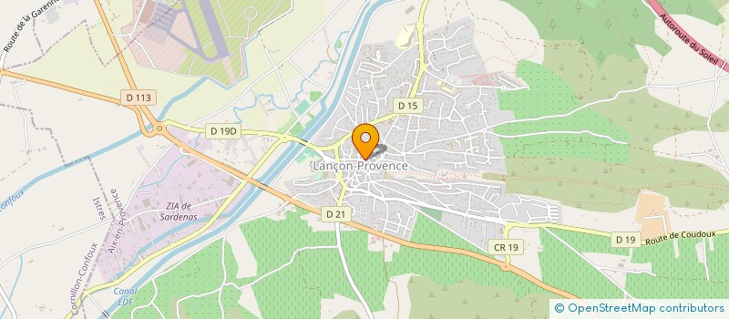 localisation de l'entreprise SERGE ELECTRONIC à LANCON-PROVENCE