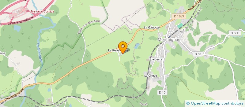 localisation de l'entreprise SERGE FAURIE LOCATION  VITRAC-SUR-MONTANE