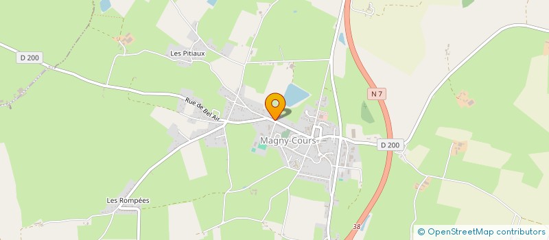 localisation de l'entreprise SERGE INCORVAIA MAGNY-COURS à MAGNY-COURS