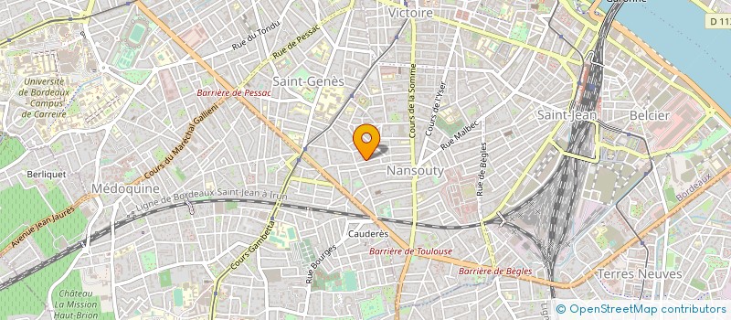 localisation de l'entreprise SERGE MARCHAL OUTILLAGE - S.M. OUTILLAGE  BORDEAUX