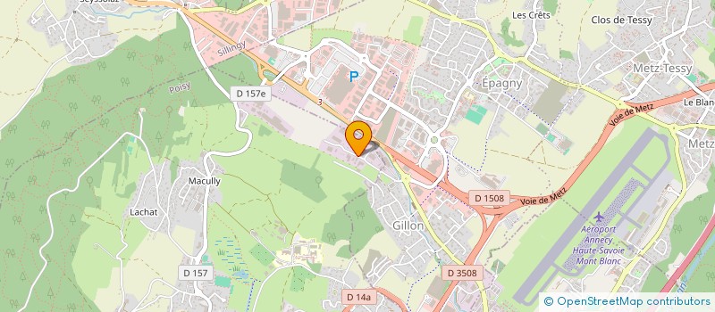 localisation de l'entreprise SERGE MASTRONARDI NETTOYAGE à POISY