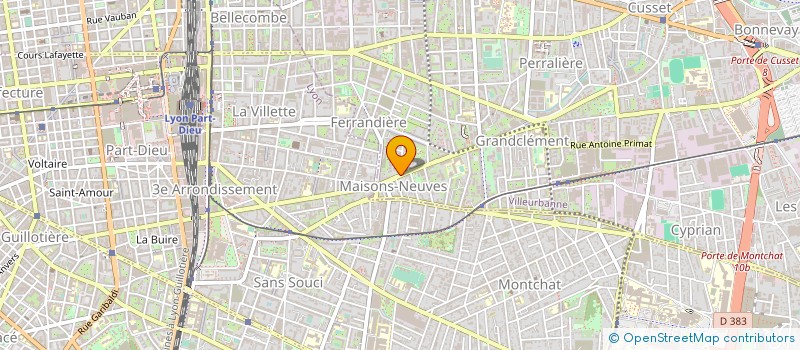 localisation de l'entreprise SERGE MENNECIER CONSULTING  VILLEURBANNE