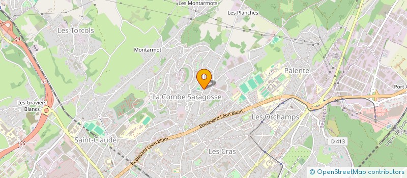 localisation de l'entreprise SERGE MOREL FINANCE à BESANCON