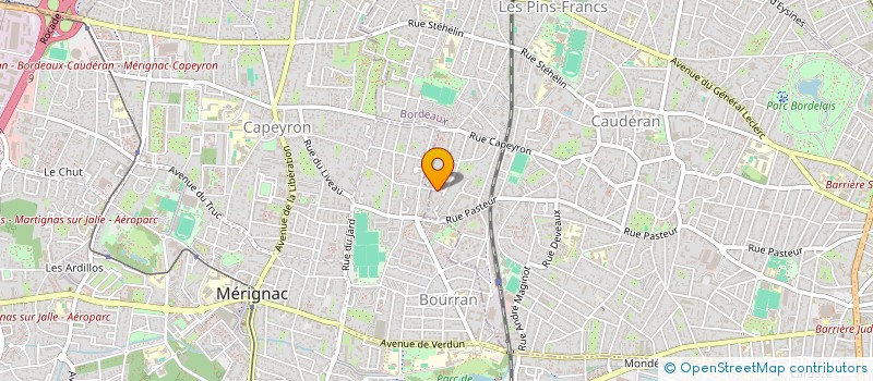 localisation de l'entreprise SERGE RAULET CONSEIL  BORDEAUX