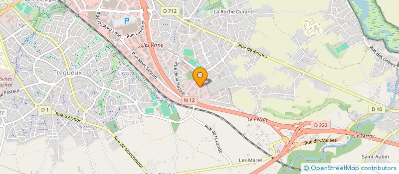 localisation de l'entreprise SERGE RENAULT à TREGUEUX