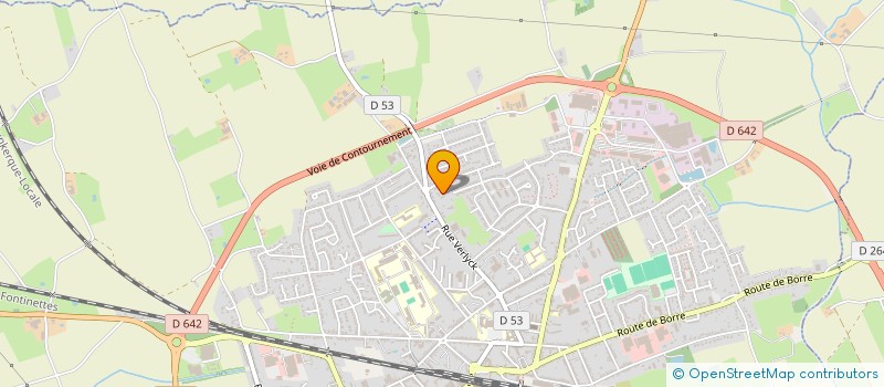 localisation de l'entreprise SERGE RICOUR BRASSEUR à HAZEBROUCK