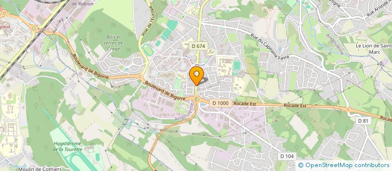localisation de l'entreprise SERGE SARDIN à ANGOULEME