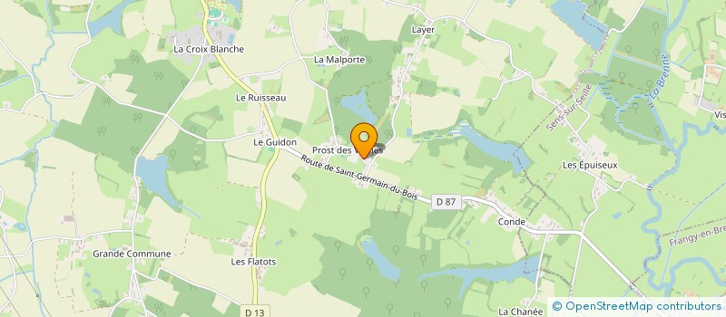 localisation de l'entreprise SERGENT  SAINT-GERMAIN-DU-BOIS