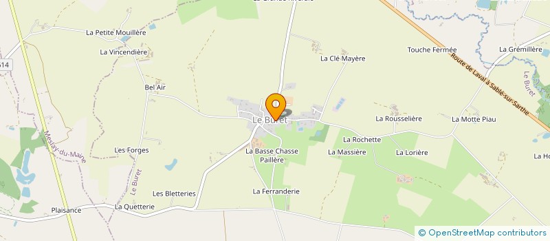 localisation de l'entreprise SERGENT  LE BURET