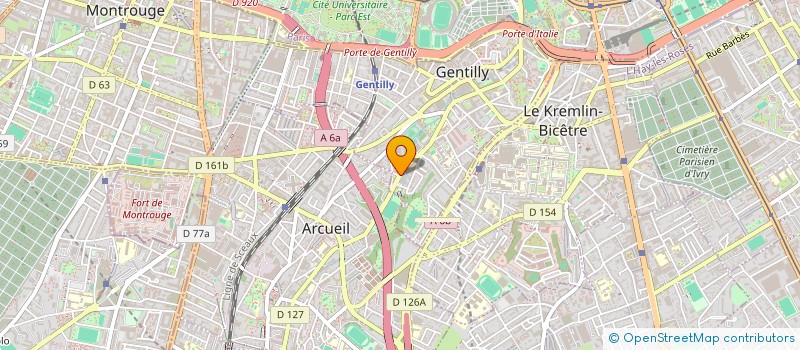 localisation de l'entreprise SERGENT à GENTILLY