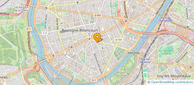 localisation de l'entreprise SERGENT BOURGOGNE à BOULOGNE-BILLANCOURT