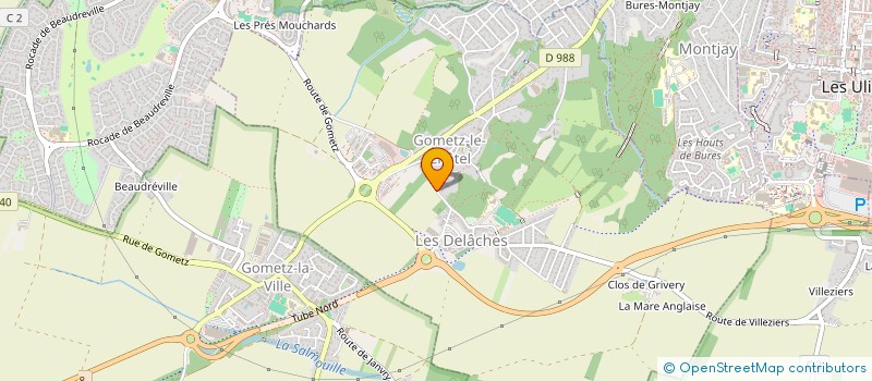 localisation de l'entreprise SERGENT ET FILS LAYA ET CIE  GOMETZ-LE-CHATEL