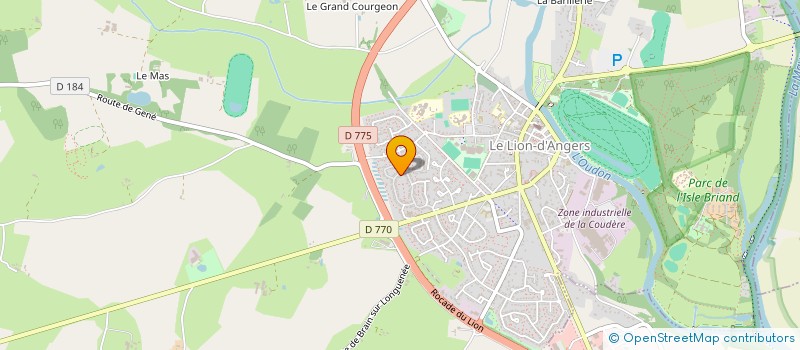 localisation de l'entreprise SERGENT PASCAL ET AUDREY  LE LION-D'ANGERS