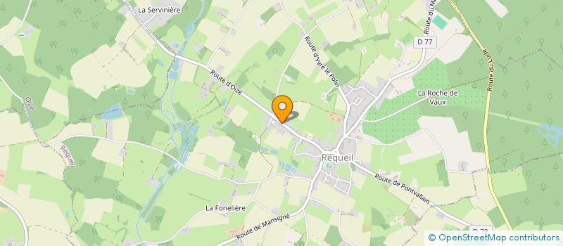 localisation de l'entreprise SERGENT-RAGOT  REQUEIL