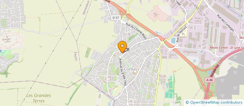 localisation de l'entreprise SERGEQUIP SERVICES à CORBAS