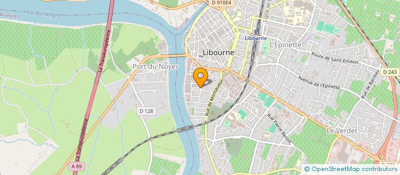 localisation de l'entreprise SERGEST SARL  LIBOURNE