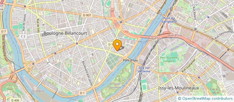 localisation de l'entreprise SERGHINE - RISPAUD à BOULOGNE-BILLANCOURT