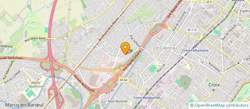 localisation de l'entreprise SERGICADRES 2 à WASQUEHAL
