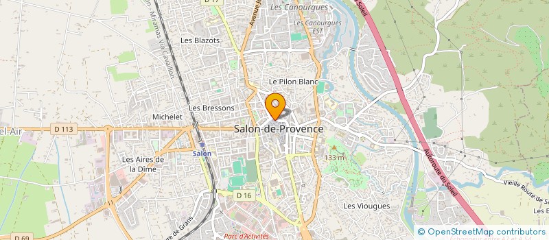 localisation de l'entreprise SERGIO à SALON-DE-PROVENCE