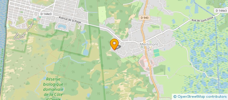 localisation de l'entreprise SERGIO ET NATH ASSOCIATION  MERLIMONT