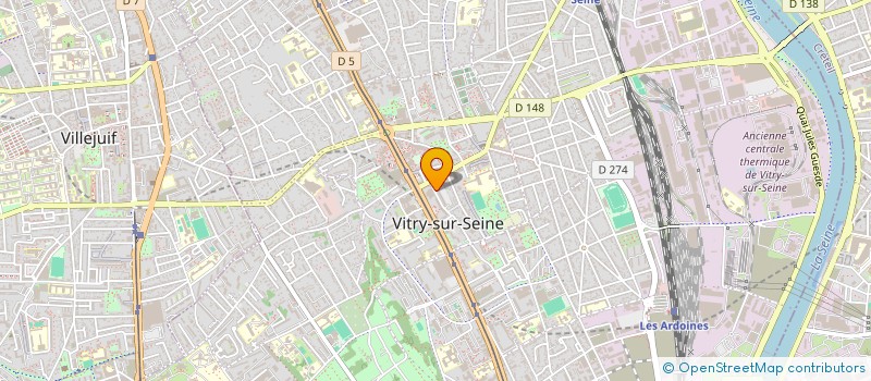 localisation de l'entreprise SERGIO PIZZA à VITRY-SUR-SEINE