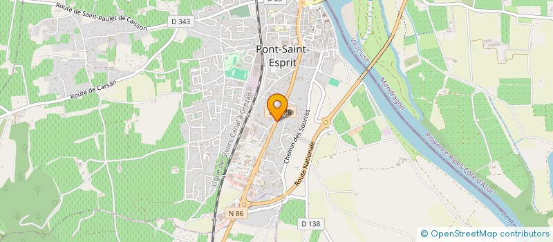 localisation de l'entreprise SERGIO SOARES à PONT-SAINT-ESPRIT