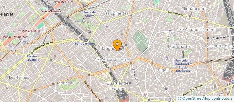 localisation de l'entreprise SERGIO TACCHINI FRANCE SA  PARIS