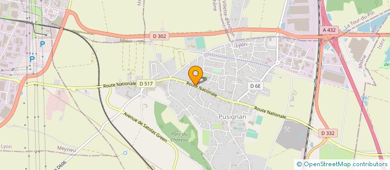 localisation de l'entreprise SERGIR  PUSIGNAN