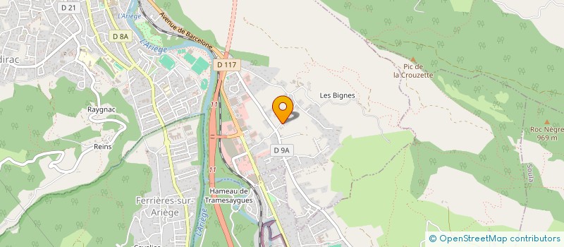 localisation de l'entreprise SERGIU à FOIX