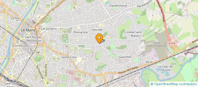 localisation de l'entreprise SERGO à LE MANS