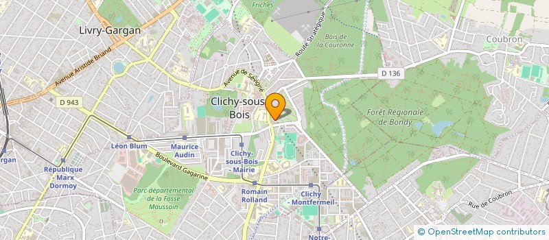 localisation de l'entreprise SERHAT à CLICHY-SOUS-BOIS