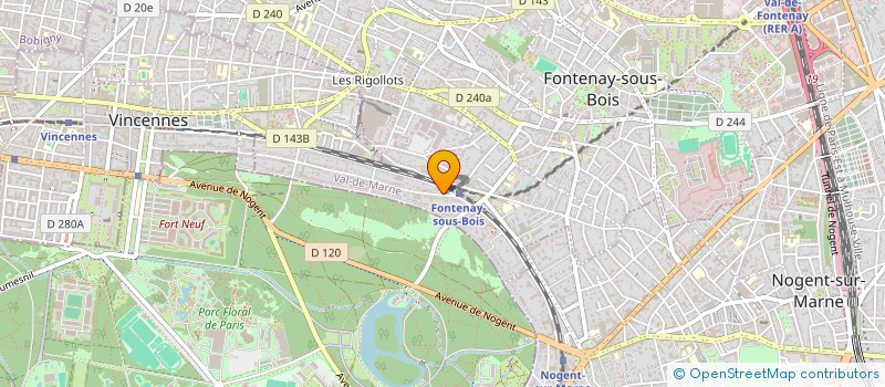 localisation de l'entreprise SERHEN à FONTENAY-SOUS-BOIS