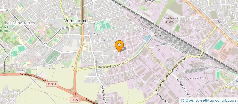 localisation de l'entreprise SERHENDI LYON  VENISSIEUX