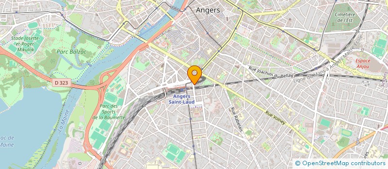 localisation de l'entreprise SERHENITY CONSEIL  ANGERS