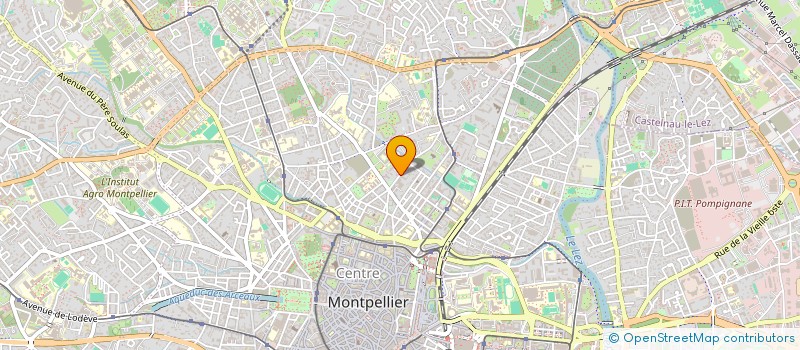 localisation de l'entreprise SERHGUI AUTOMOBILE à MONTPELLIER