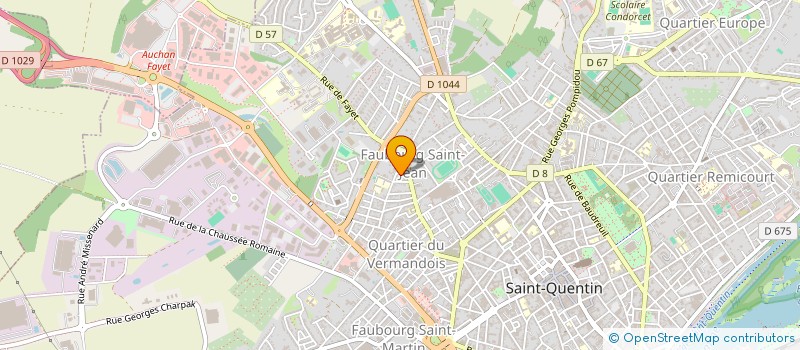 localisation de l'entreprise SERI 02 à SAINT-QUENTIN
