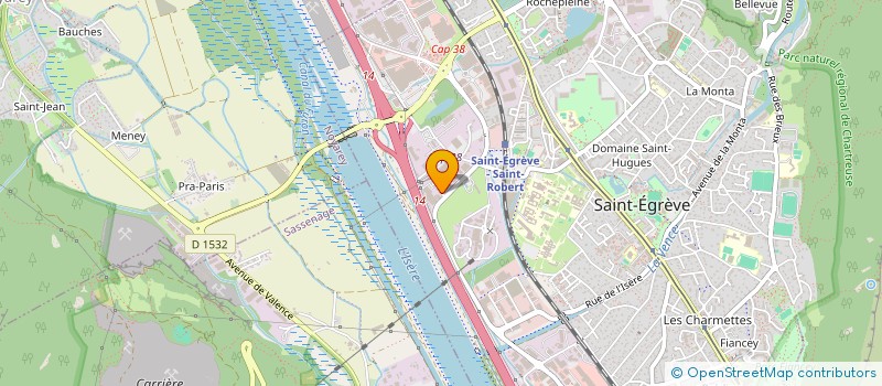 localisation de l'entreprise SERI  SAINT-EGREVE