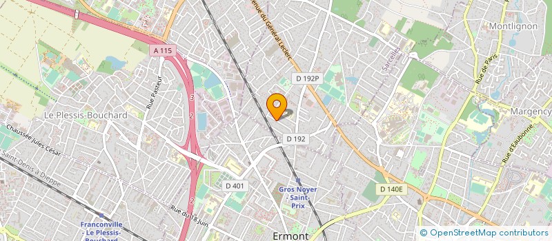 localisation de l'entreprise SERI à SAINT-PRIX