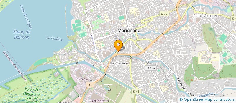 localisation de l'entreprise SERI à MARIGNANE