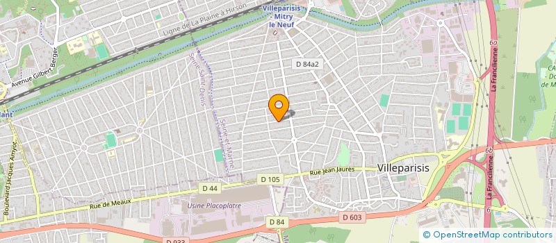 localisation de l'entreprise SERI.BAT à VILLEPARISIS