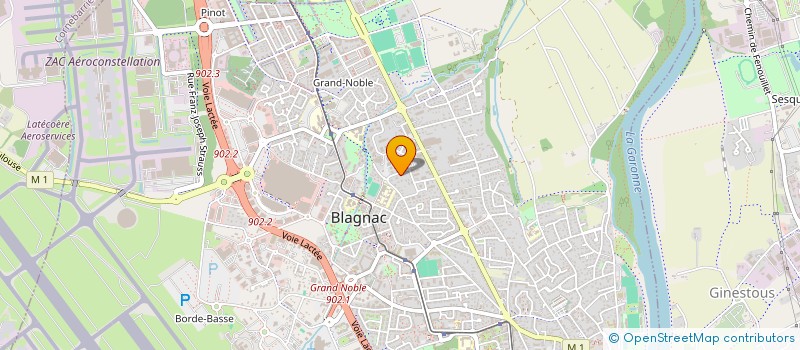 localisation de l'entreprise SERI INGENIERIE à BLAGNAC