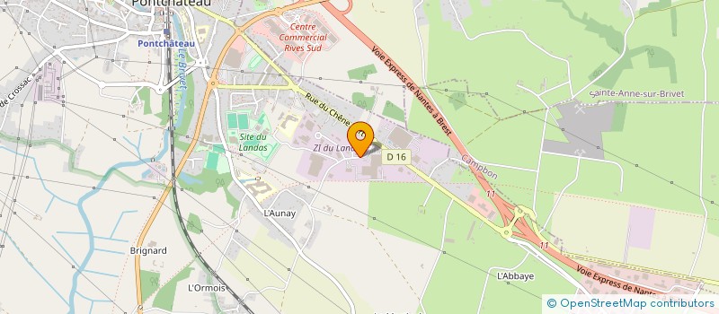 localisation de l'entreprise SERI-PUB'ATLANTIC  PONTCHATEAU