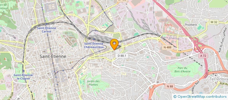 localisation de l'entreprise SERI PUBLI à SAINT-ETIENNE