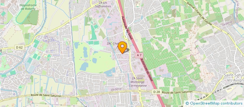 localisation de l'entreprise SERI SUD  VEDENE