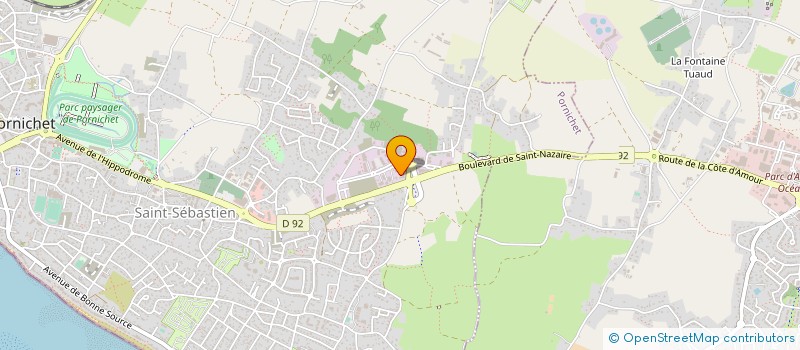 localisation de l'entreprise SERIAC SECURITE SARL à PORNICHET