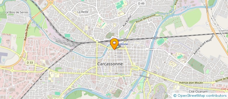 localisation de l'entreprise SERIB DISTRIBUTION AUTOMATIQUE à CARCASSONNE