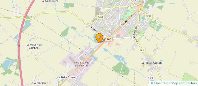localisation de l'entreprise SERIBATI à ESSARTS EN BOCAGE